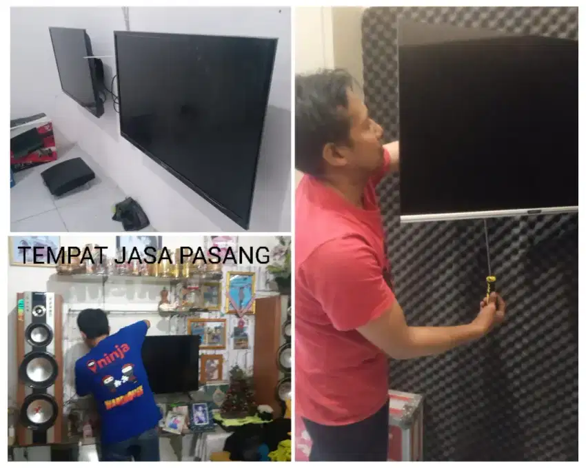 Pasangkan braket jika sudah ada bracket breket nya
