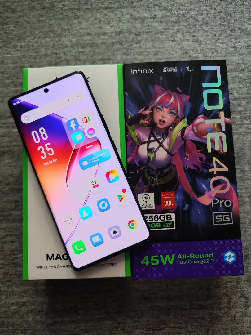 Infinix Note 40 Pro 8/256 5G Mulus Terawat
