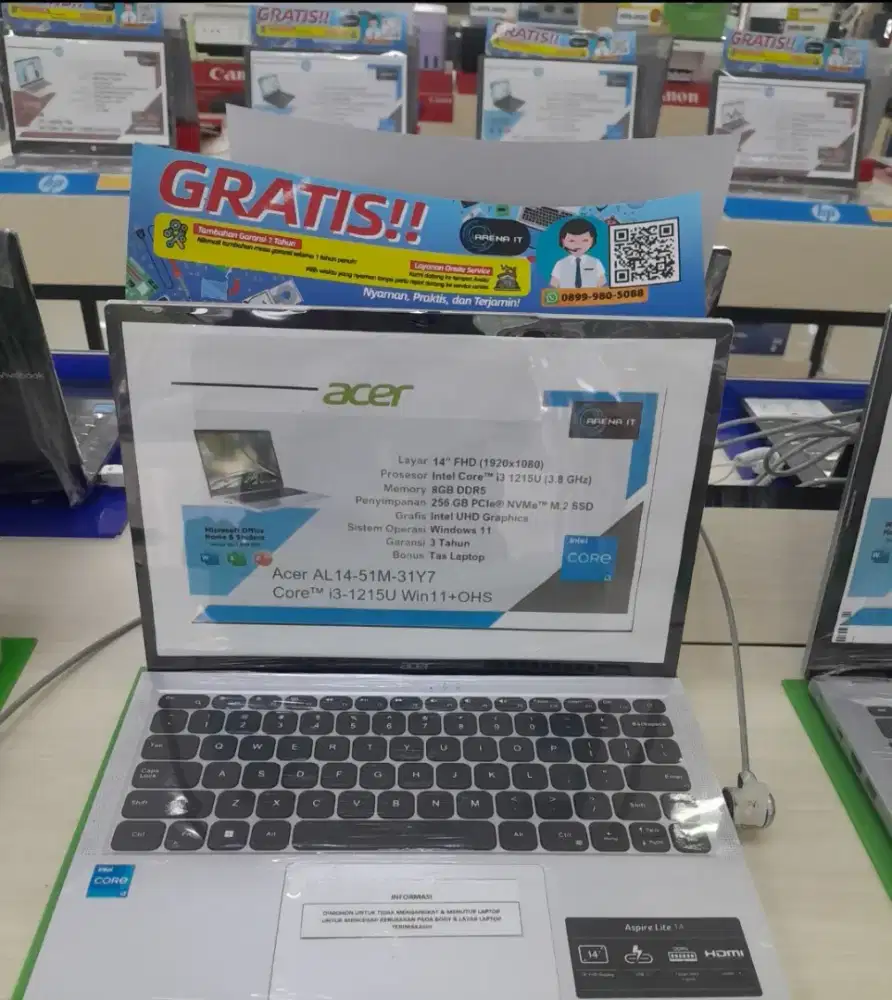 JUAL LAPTOP ACER AL14-51M-31Y7/HP/LENOVO/ASUS/ADVAN