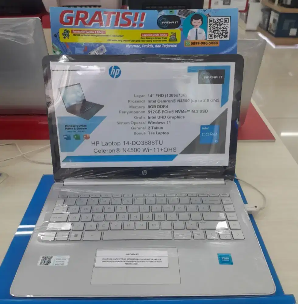 JUAL LAPTOP HP14S-DQ3888TU/LENOVO/ASUS/ACER/ADVAN