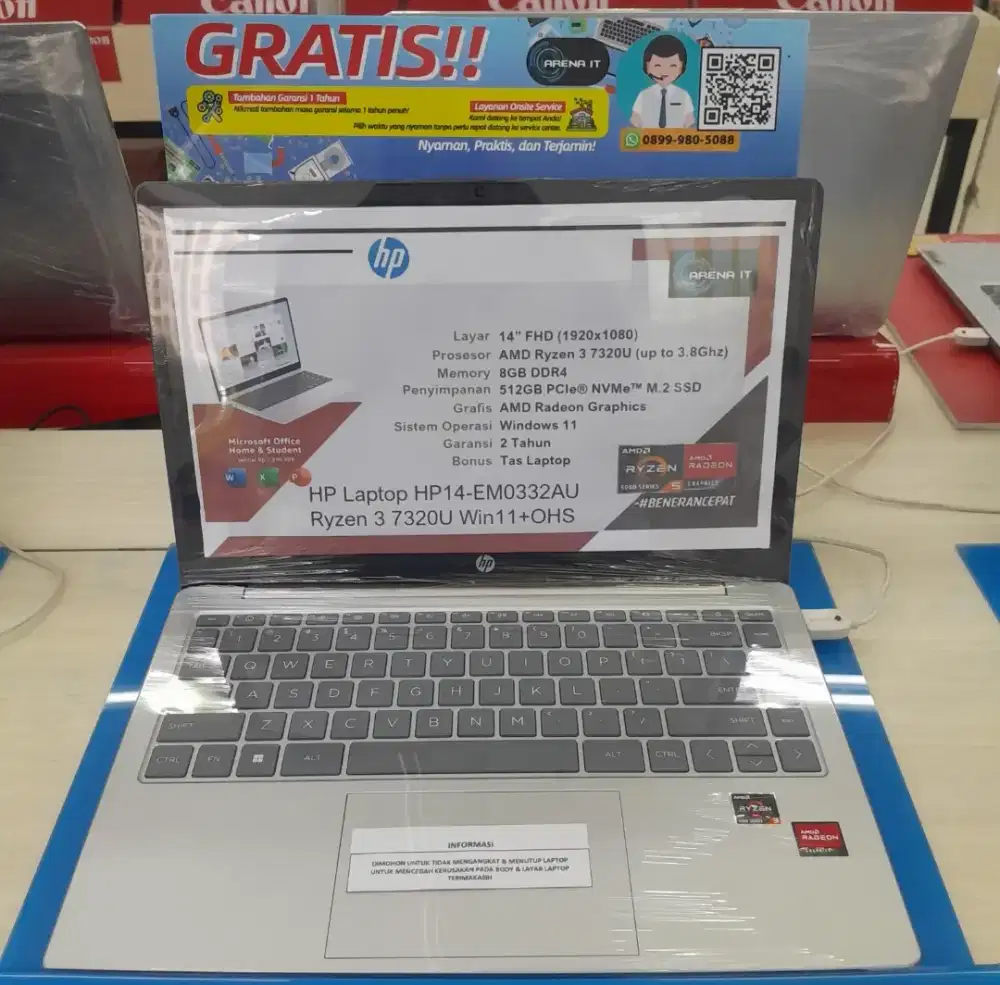 JUAL LAPTP HP14S-EM0332AU/LENOVO/ASUS/ACER/ADVAN