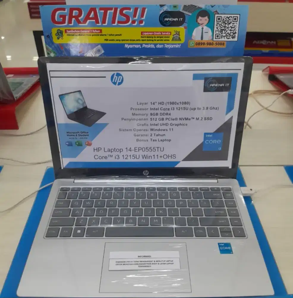 JUAL LAPTOP HP14S-EP0555TU/LENOVO/ASUS/ACER/ADVAN