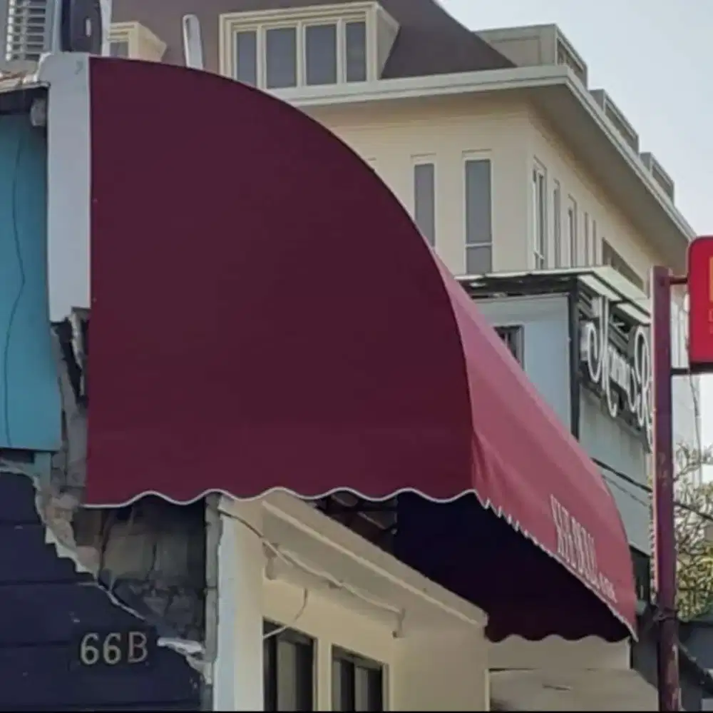 Atap kanopi kain awning watersil murah