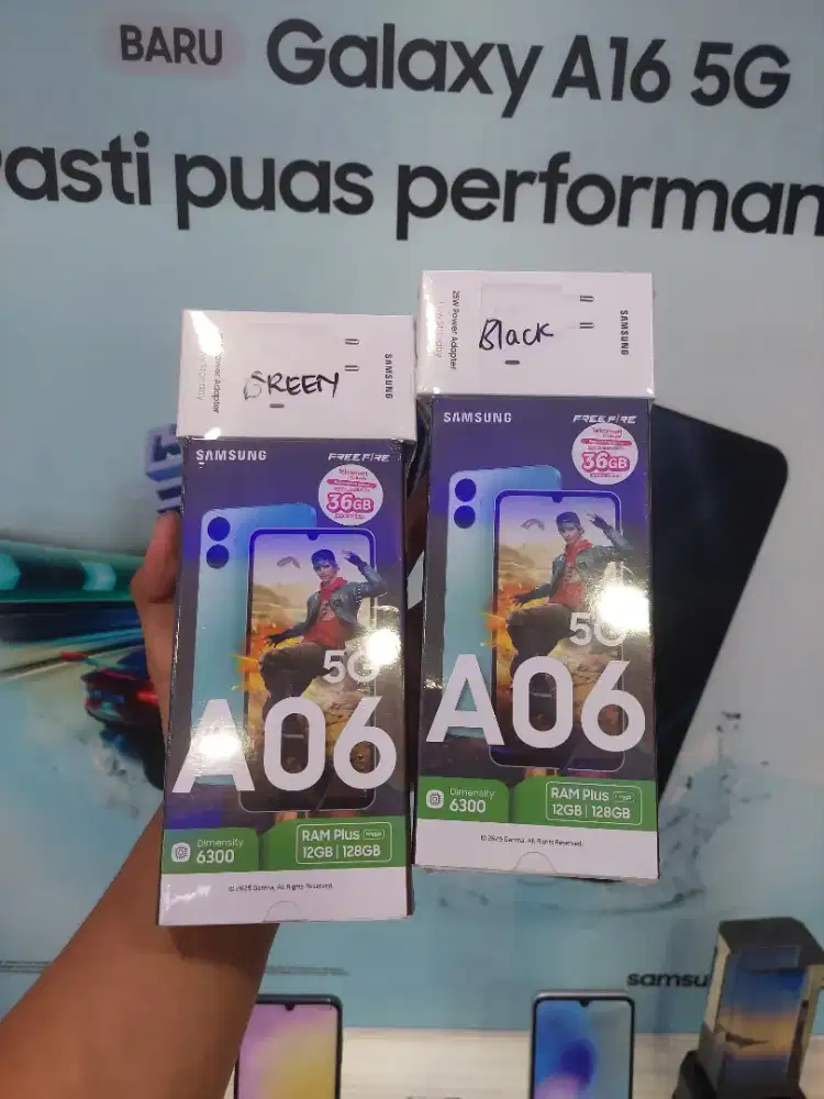SAMSUNG A06 5G 6+6/128GB GARANSI RESMI
