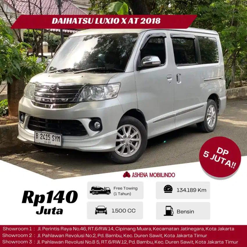 DAIHATSU LUXIO X 1.5 AT SILVER 2018