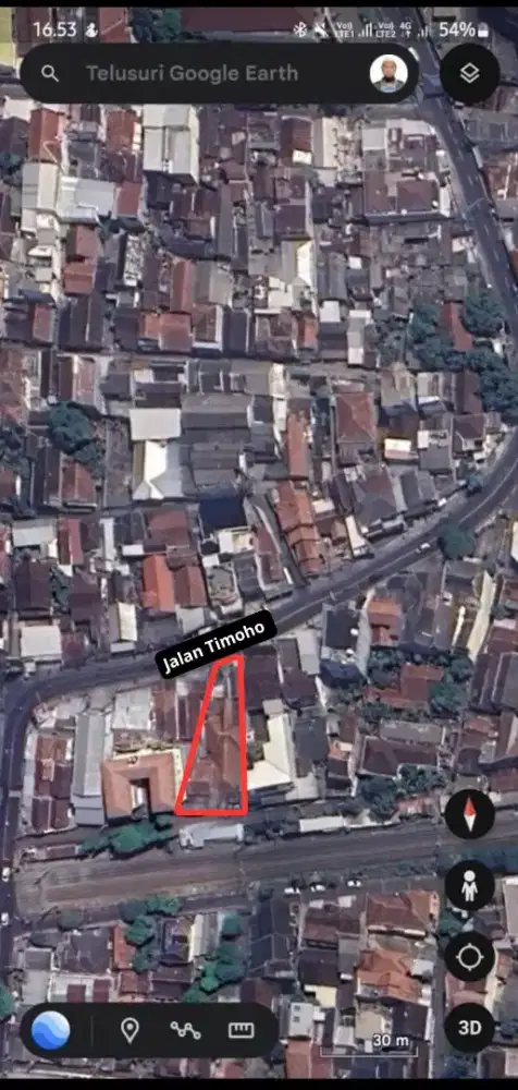 Jual Cepat BU Tanah/Rumah dijalan Timoho
