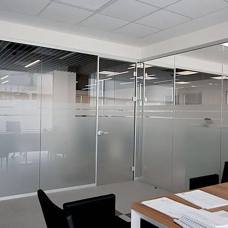 stiker kaca/sandblas/3d/riben/costum cuting untuk mesjid/kantor dll