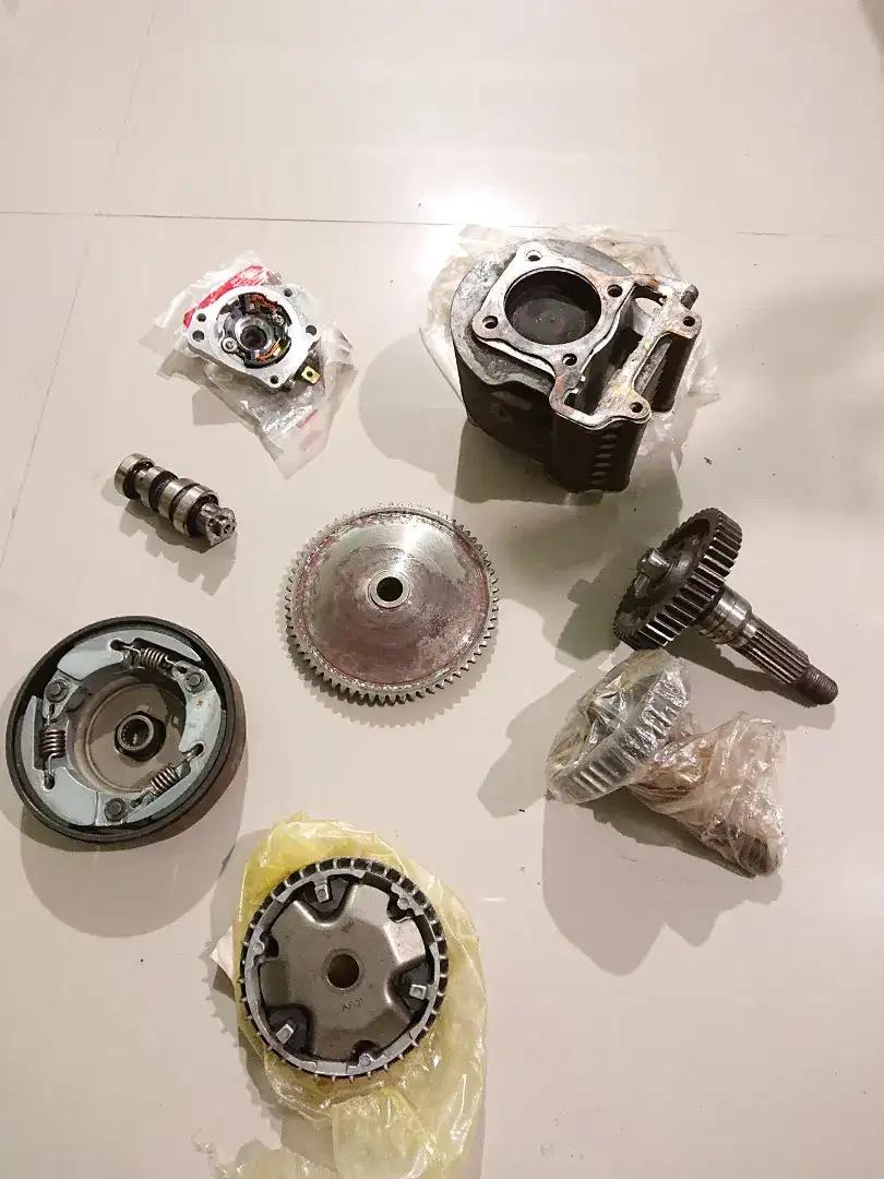 Part bekas upgrade pemakaian Beat Karbu