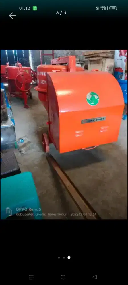 Molen iron globe 50kg komplit diesel siap pakai