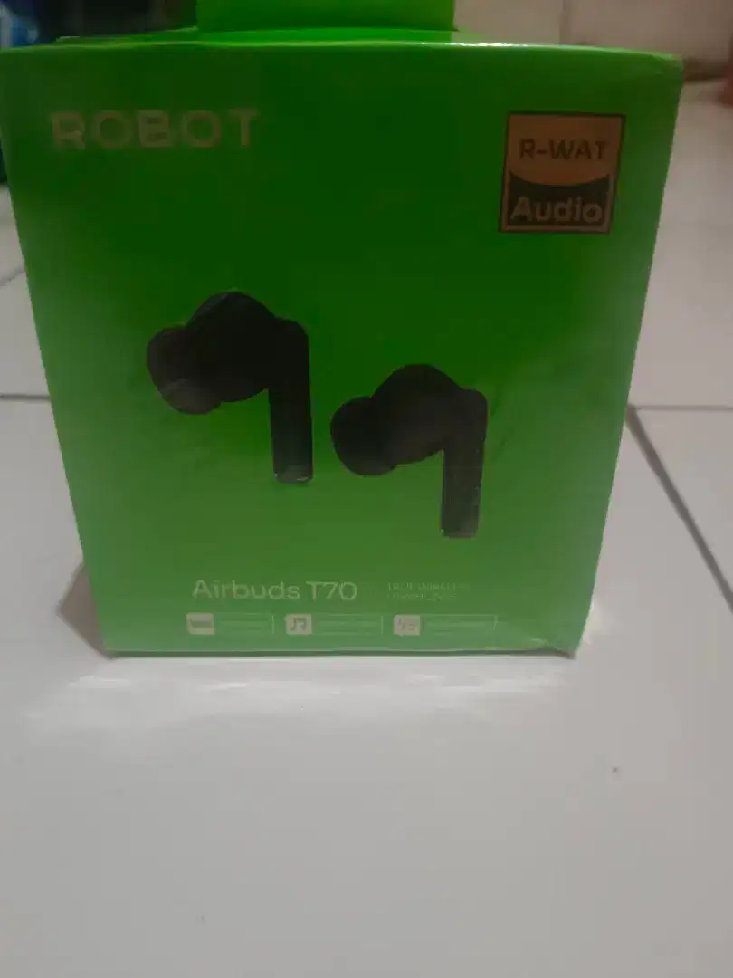 Jual headset tws Bluetooth hp dn laptop robot T70.airbuds