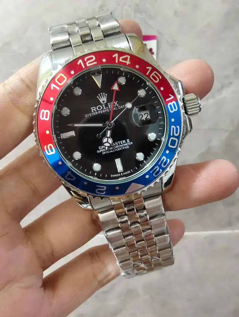 Jam tangan automatic pria. Gmt. Rlx