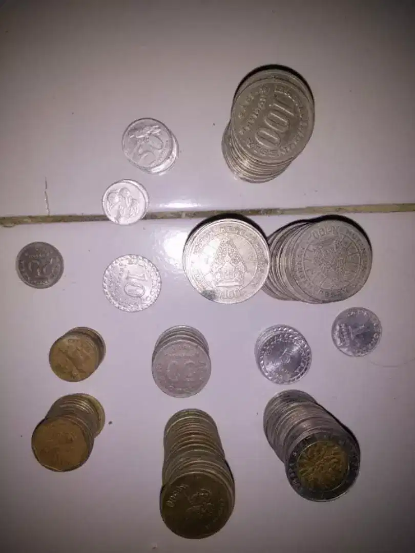Koin kuno dari 5perak sampai 100