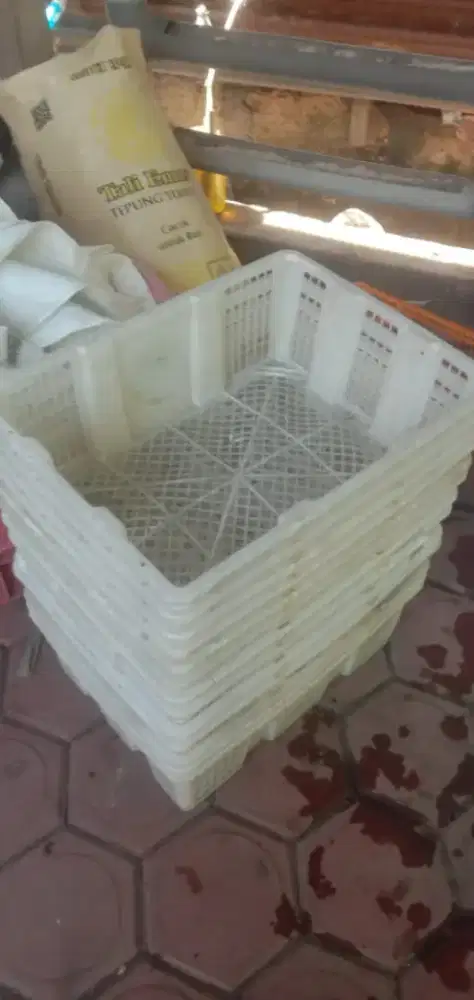 Keranjang bekas Kelengkeng