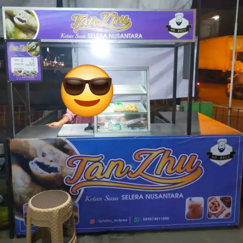DIJUAL CPT MAU PINDAH .Gerobak Usaha (Letter L ada pintu) panjang 2m
