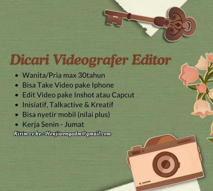 Videografer & Editor makanan