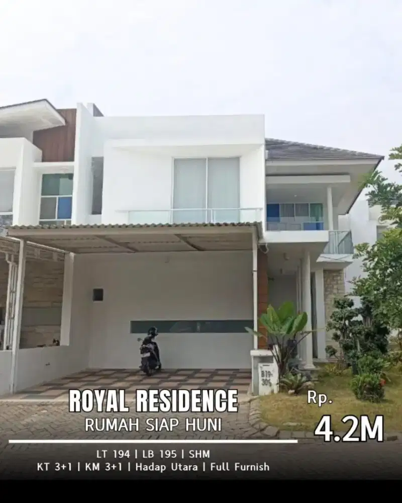 Dijual ROYAL RESIDENCE minimalis mewah dekat Citraland