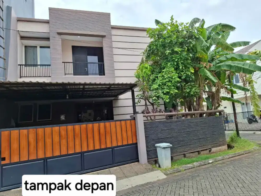 Rumah asri hook 2 lt hdp selatan barat Citra Garden 2 ex