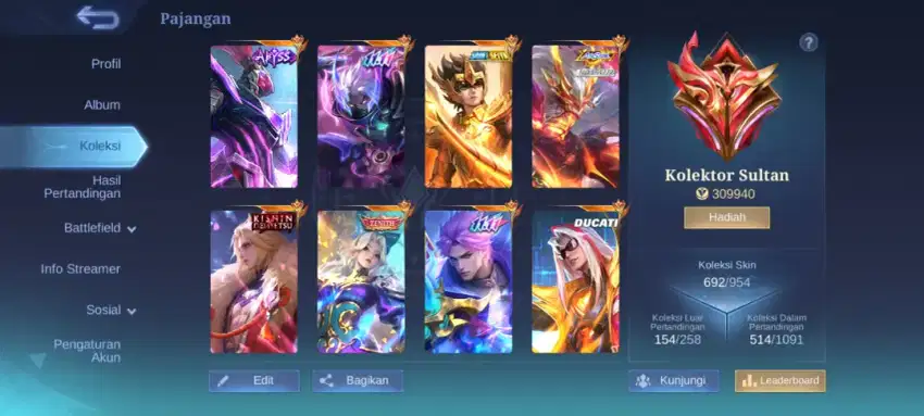 AKUN ML SKIN 692