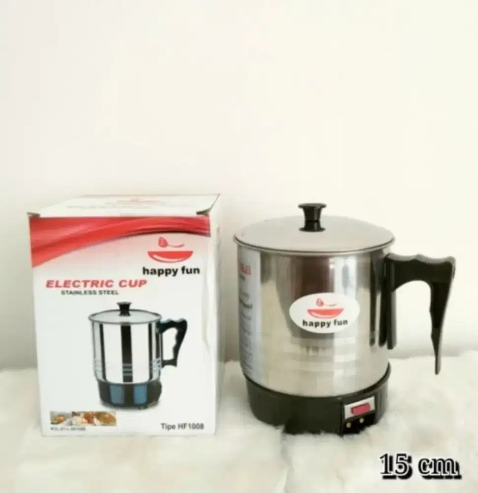 Mug teko Stainless Listrik,15cm,BARU,Murah