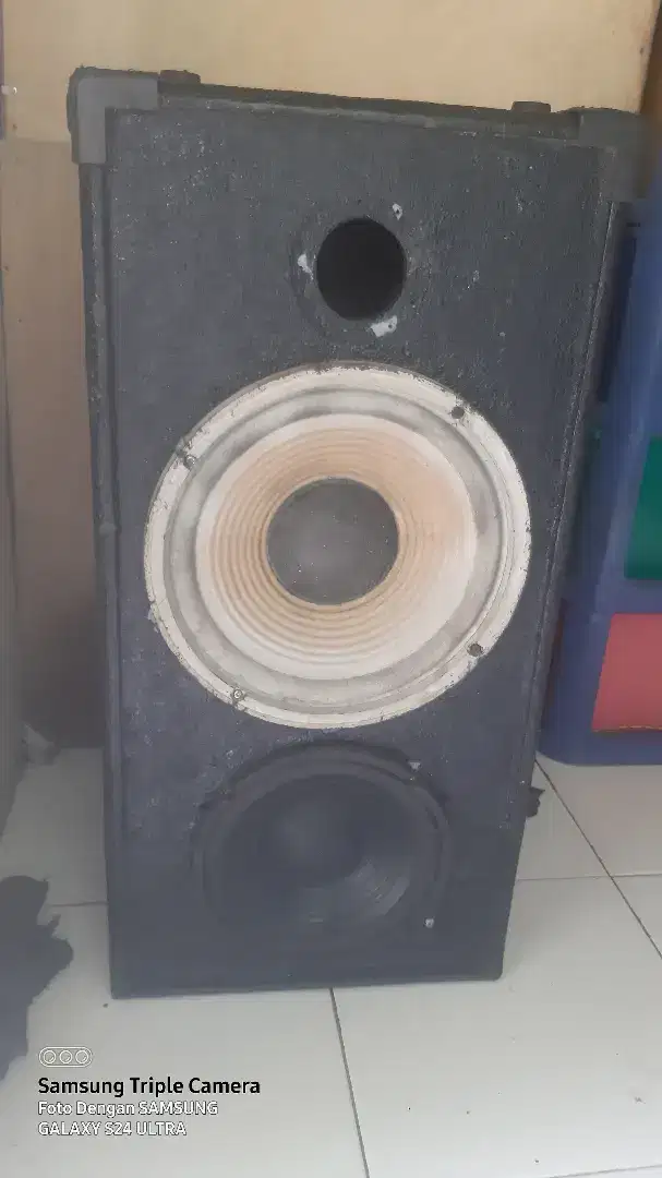 Speaker woofer plus box
