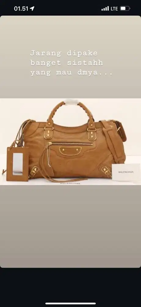 Tas balenciaga clasic L