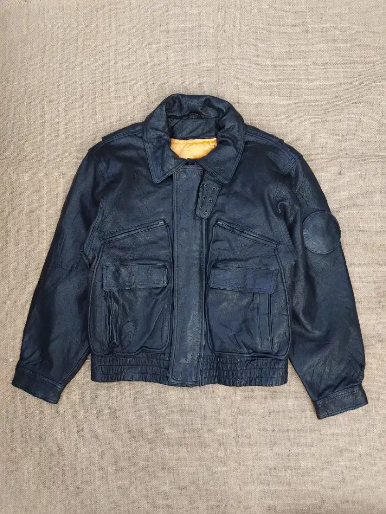 KADOYA JPN Jaket Kulit Vintage Biker Leather Jacket