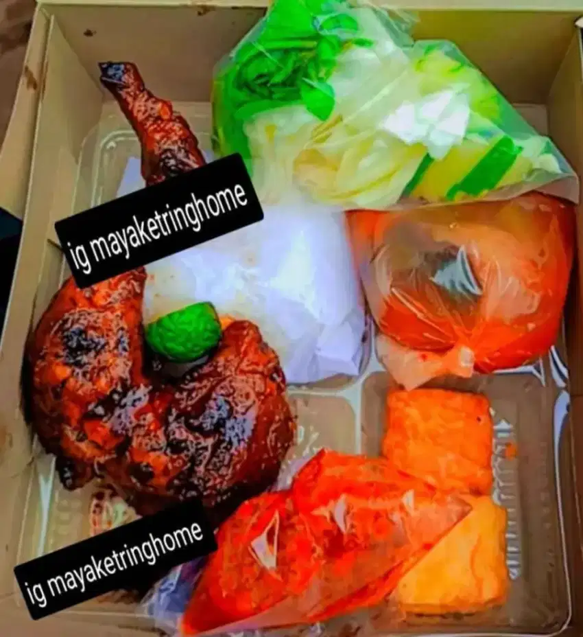 Nasi kotak di bandar Lampung
