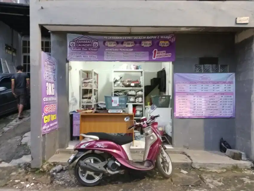 Over usaha laundry sudah berjalan area Cilengkrang ujung Berung