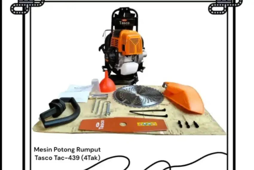 Mesin potong rumput Tasco Tac 439 (4 tak)
