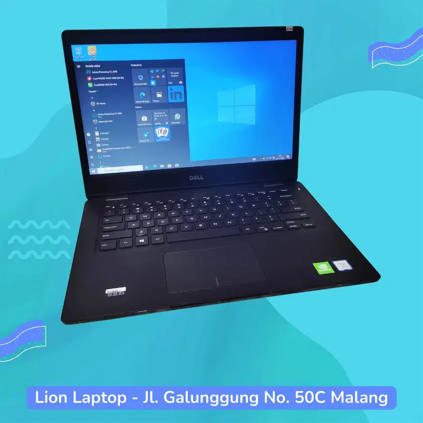 Gaming/Editing Double VGA Core i5 Gen 8 RAM 8GB SSD Dell Latitude 3400
