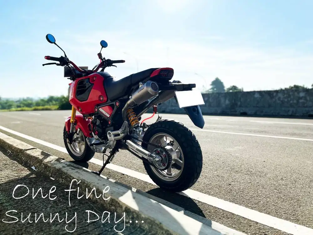 Honda Grom msx Gen 3 CBU THAI, 2021 FULL ACC, fp, odo 72KM, like new