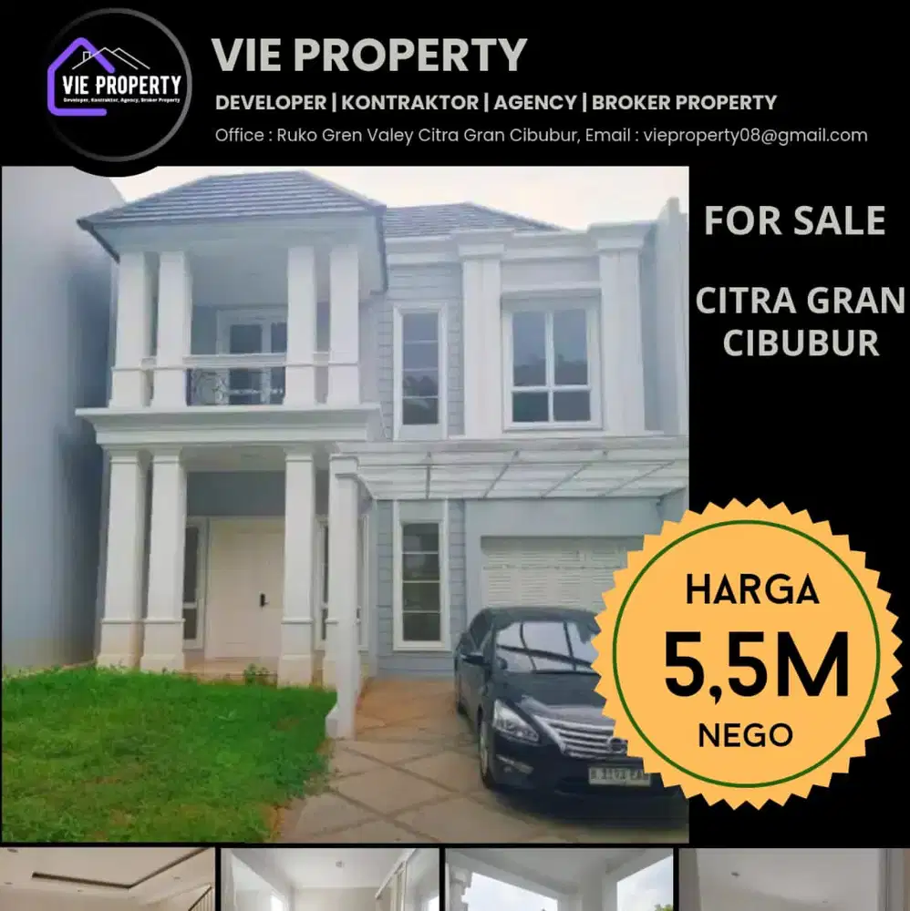 RUMAH CANTIK DI CITRAGRAN CIBUBUR SIAP HUNI CITRA GRAN