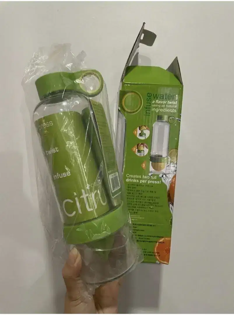 Citrus Zinger Botol Minum Infused Water green botol