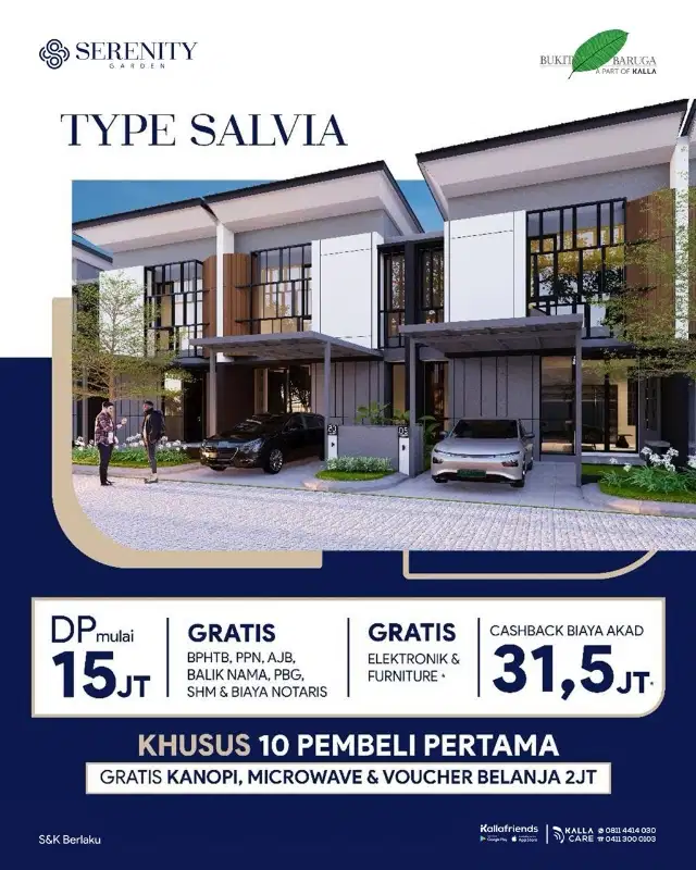 cluster baru di bukit baruga antang makassar