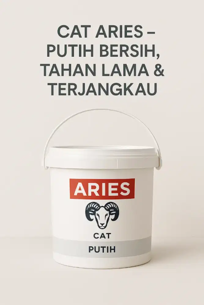 Cat Aries warna putih 20 kg