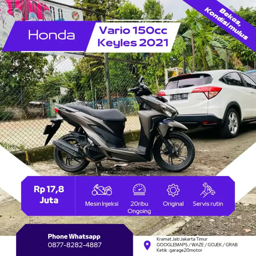 Honda vario 150cc cbs iss esp Fi tahun 2021