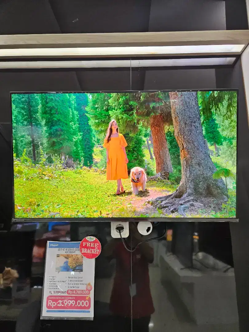 KREDIT LED TV TOSHIBA 43 INC PROMO BEBAS 1X ANGSURAN