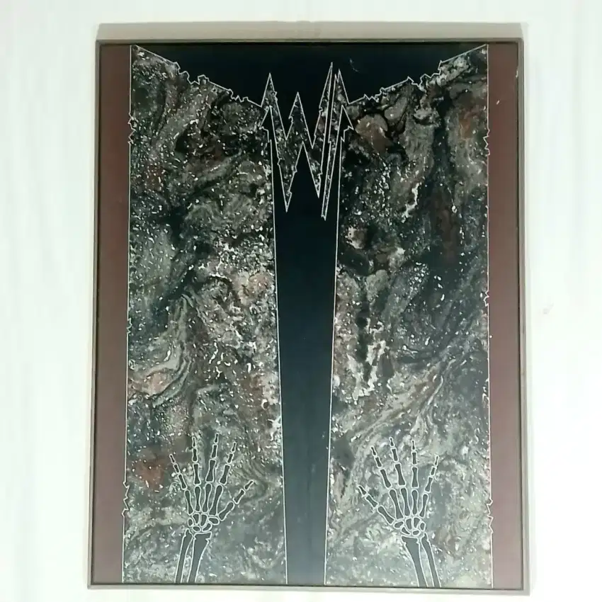 Lukisan Lama Diatas Canvas Frame Kayu - Pelukis Sujatmiko. Yogya, '01.