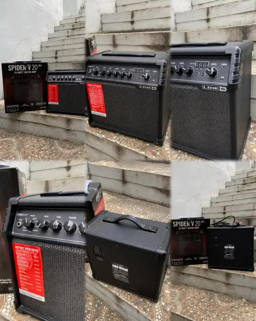 LINE 6 SPIDER V20 MKII GITAR AMPLIFIER