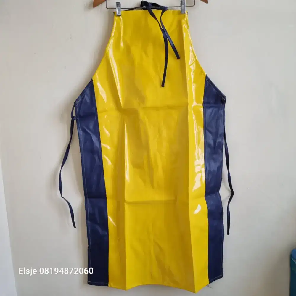 Celemek Koki Barista Bahan Kulit Tahan Air dan Minyak