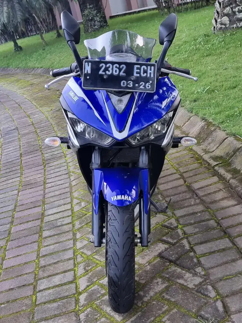 R25 ABS 2016 Racing Blue.Odo 28rb KM.Nopol N Malang Kabupaten.