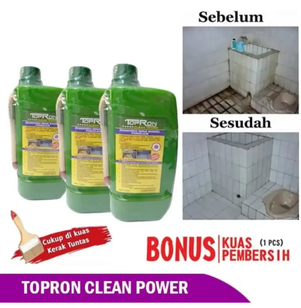 Cairan topron pembersih keramik