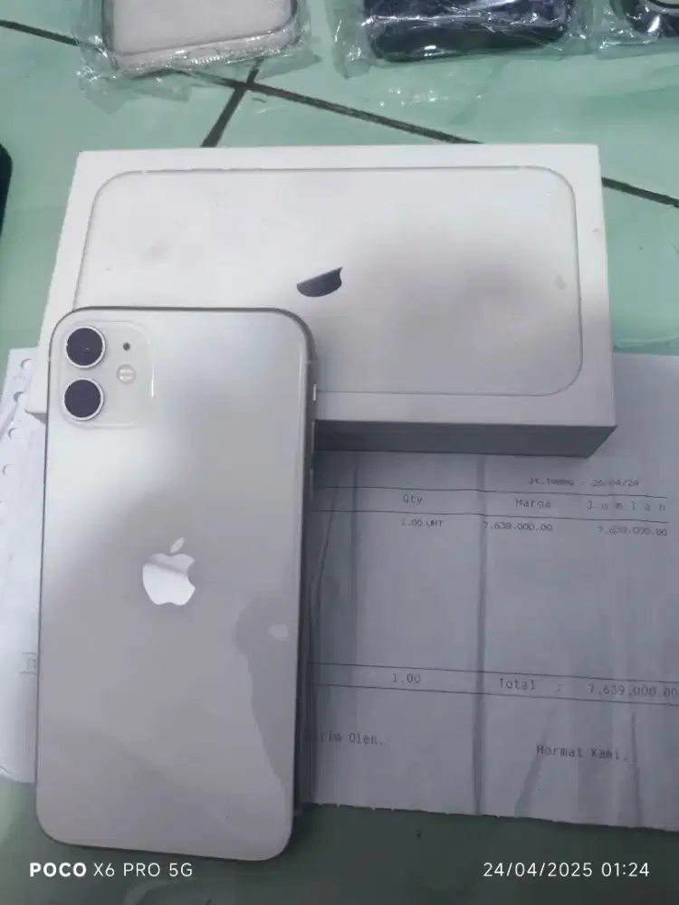 IP 11 128 GB Mulus Fullset No minus