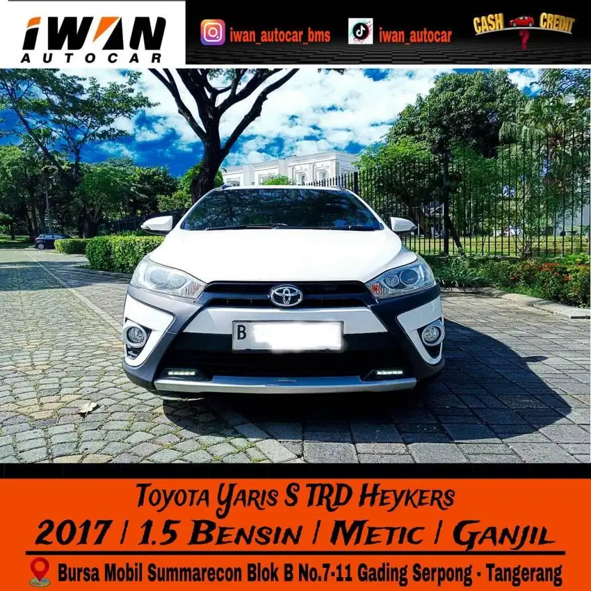 2017 Toyota Yaris S TRD Heykers 1.5 AT