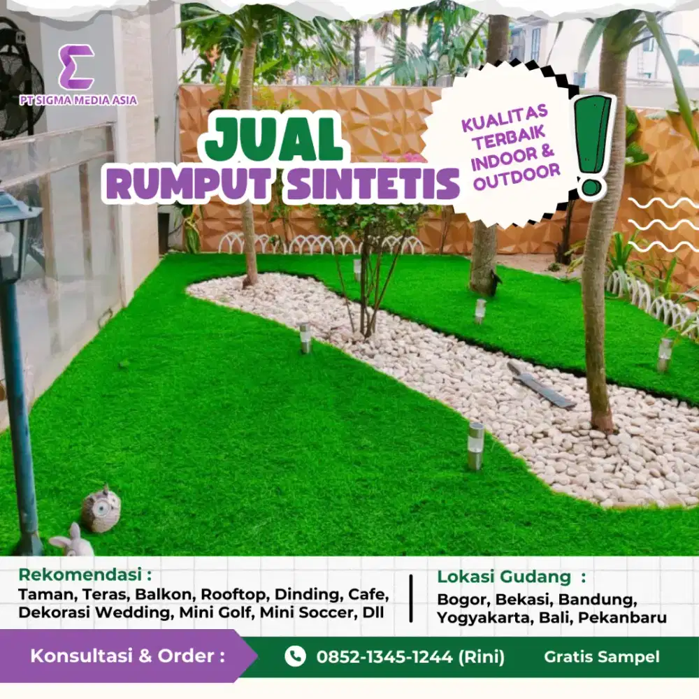 Jual Rumput Sintetis Buat Dekorasi Taman