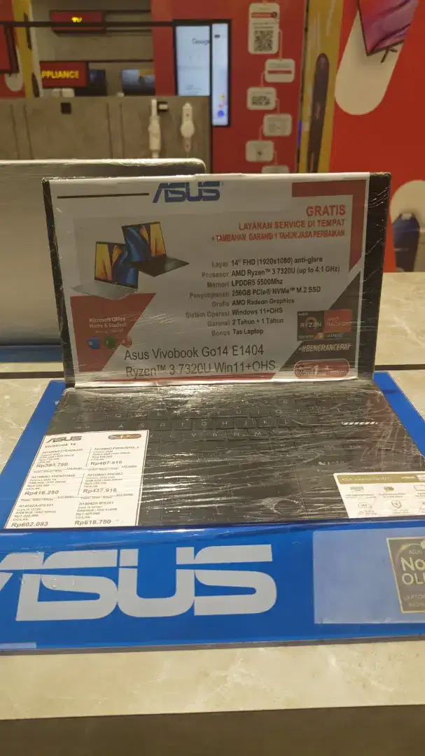 ASUS E1404FA-FHD321, ACER, HP, LENOVO, ADVAN