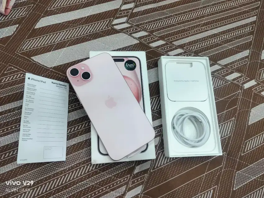 Iphon 15 plus 128 belum dipake