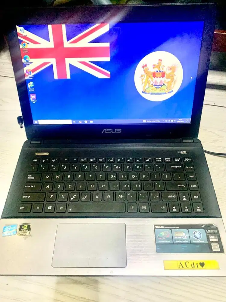 Laptop asus k45a core i3 Ram 6gb ssd 128gb