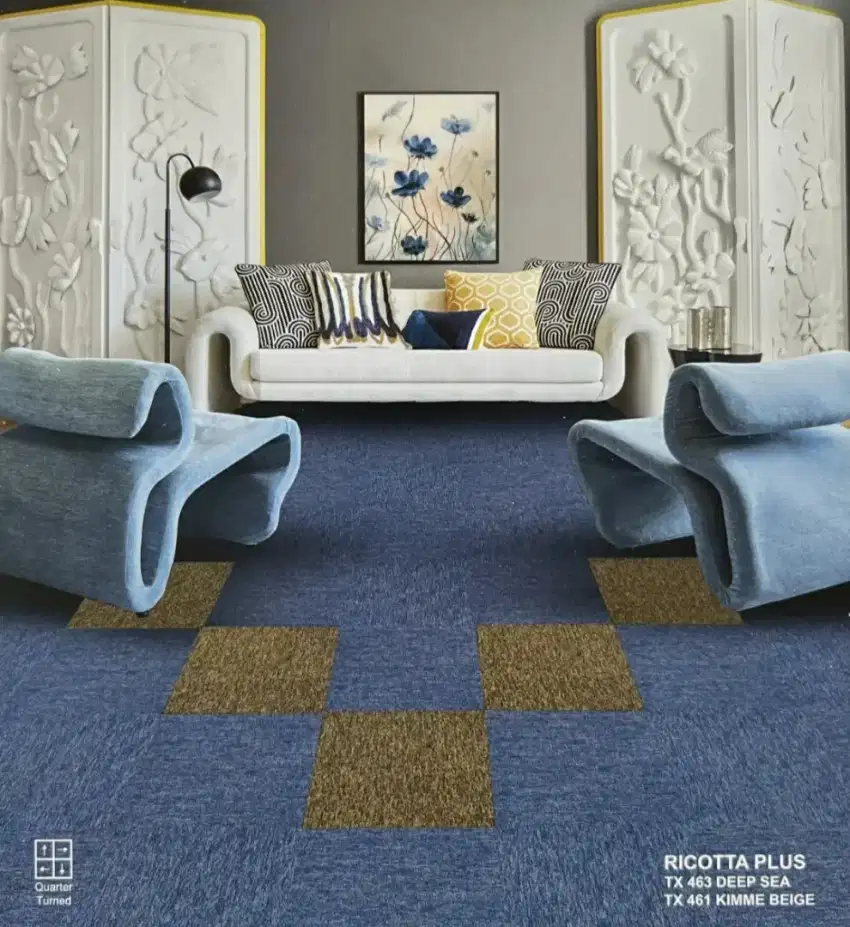 Karpet tile Ricotta plus size 50x50