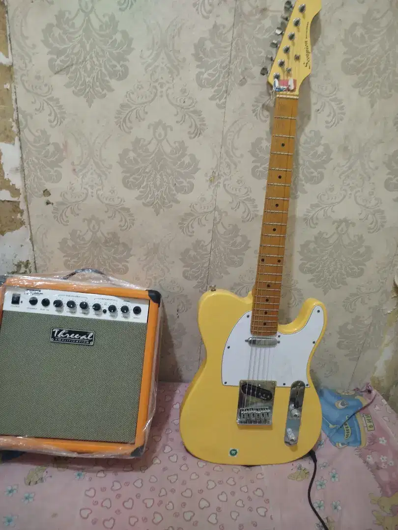 GITAR SCORPION DAN AMPLI FREE TAS GAS nego